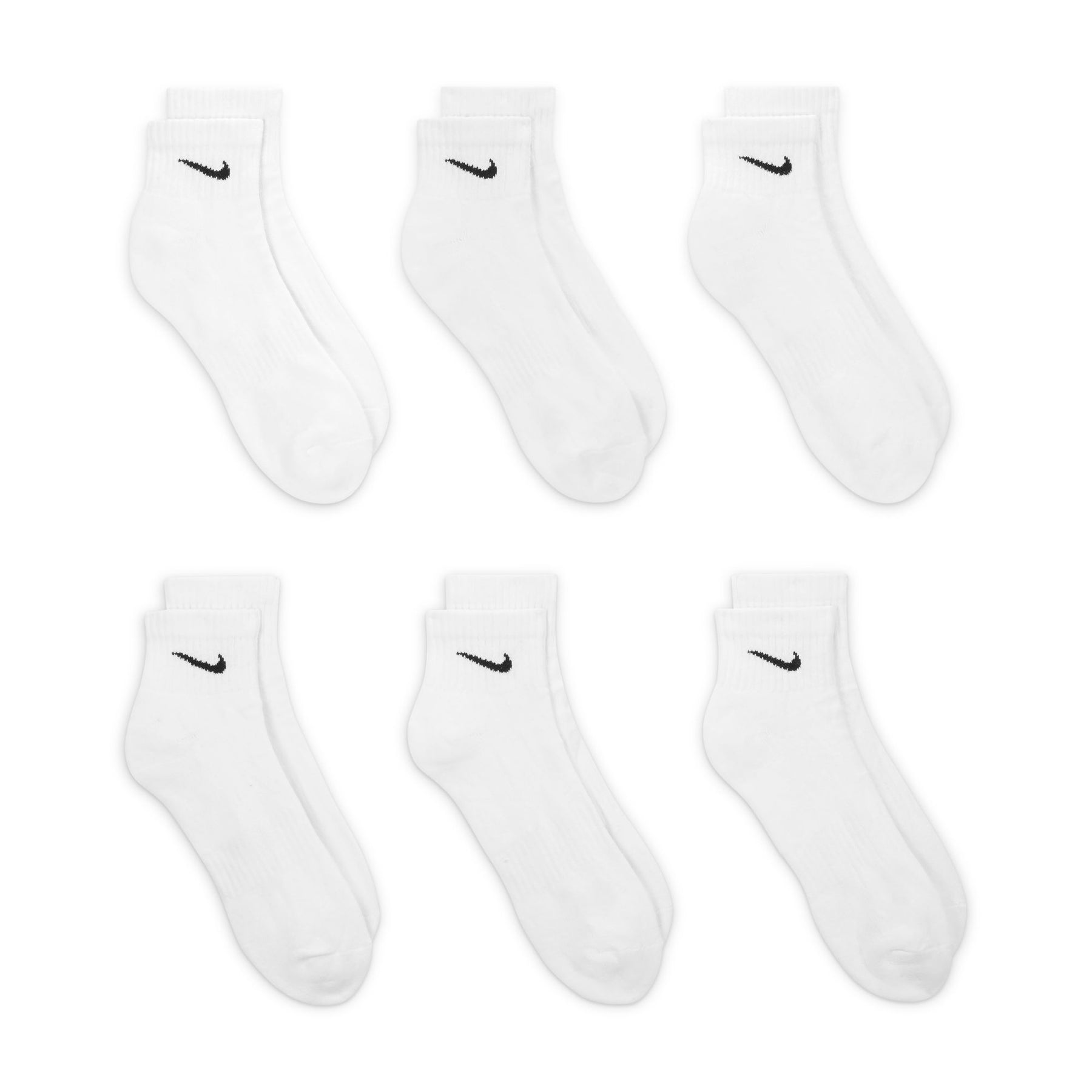 Vớ Thể Thao Tập Luyện Nam Nike U Nk Everyday Csh Ankl 6Pr 132 (6 Đôi)