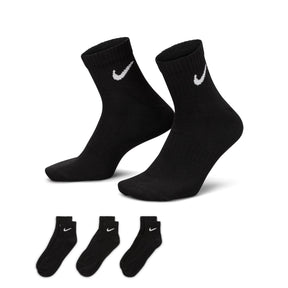 Vớ Thể Thao Tập Luyện Unisex Nike U Nk Ed Ltwt Ankle 3P 132 (3 đôi)