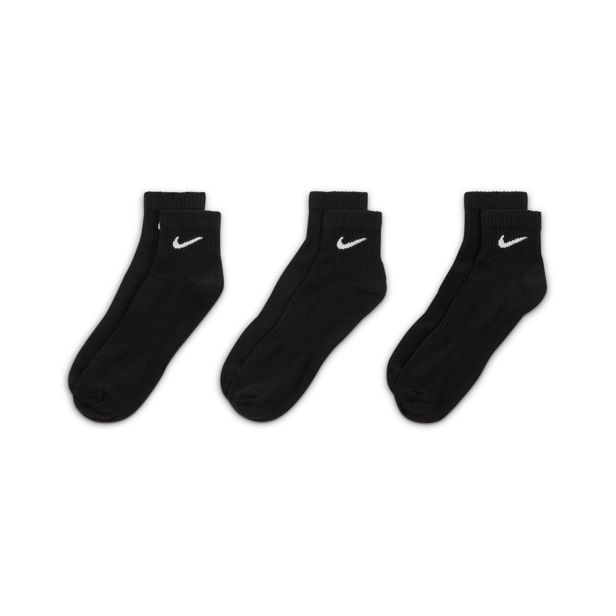 Vớ Thể Thao Tập Luyện Unisex Nike U Nk Ed Ltwt Ankle 3P 132 (3 đôi)