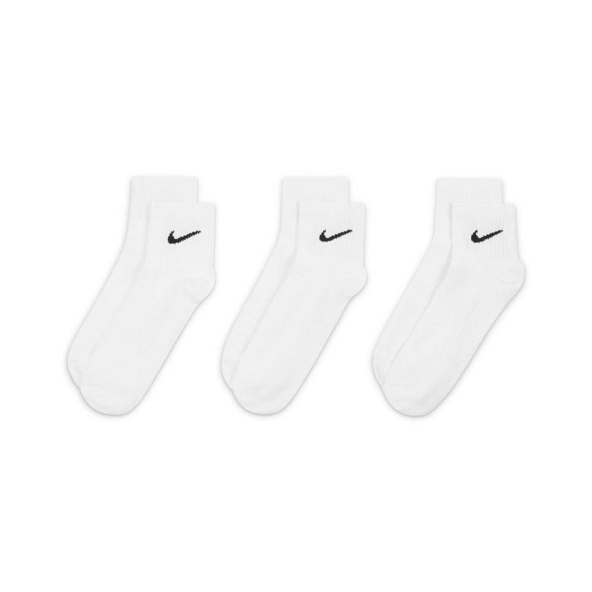 Vớ Thể Thao Tập Luyện Unisex Nike U Nk Ed Ltwt Ankle 3P 132 (3 đôi)