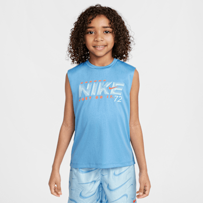 Bộ Áo Quần Thể Thao Bé Trai Nike Nkb B Nk Rhythm Df Aop Short S