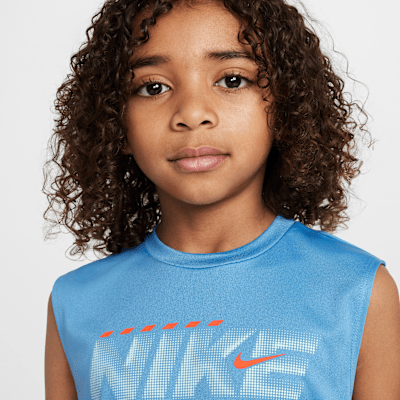 Bộ Áo Quần Thể Thao Bé Trai Nike Nkb B Nk Rhythm Df Aop Short S
