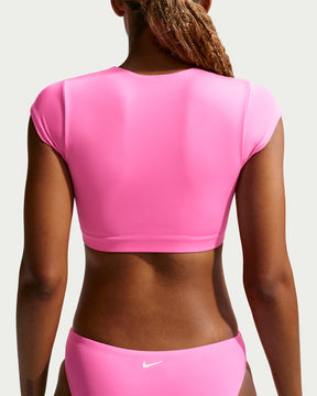 Áo Thể Thao Nữ Mặc Ngoài Nike Swim Cropped Swim Top (không đệm ngực)