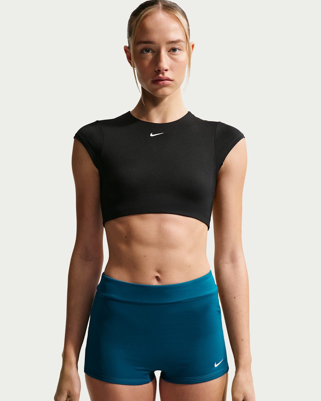 Áo Thể Thao Nữ Mặc Ngoài Nike Swim Cropped Swim Top (không đệm ngực)
