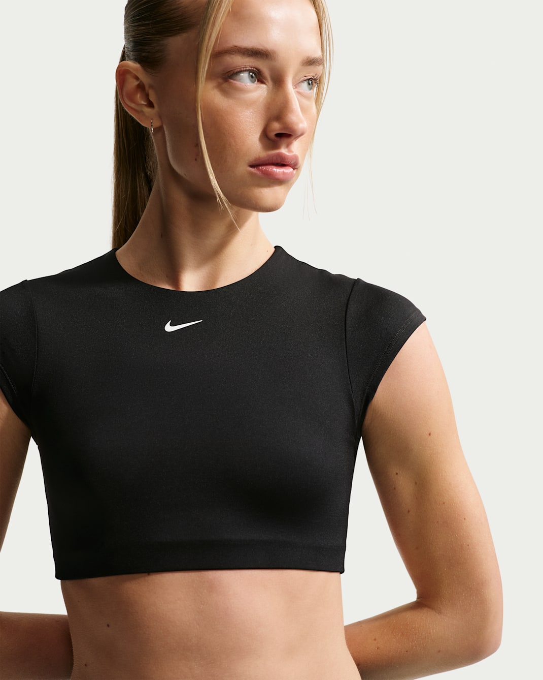 Áo Thể Thao Nữ Mặc Ngoài Nike Swim Cropped Swim Top (không đệm ngực)