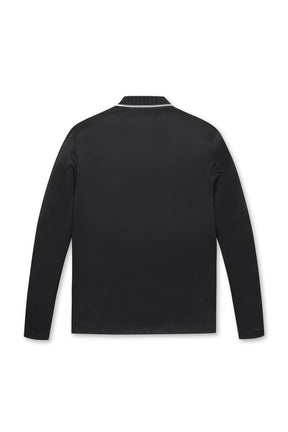 Áo Golf Nam WAAC Men Long Sleeve Knit Collar Polo