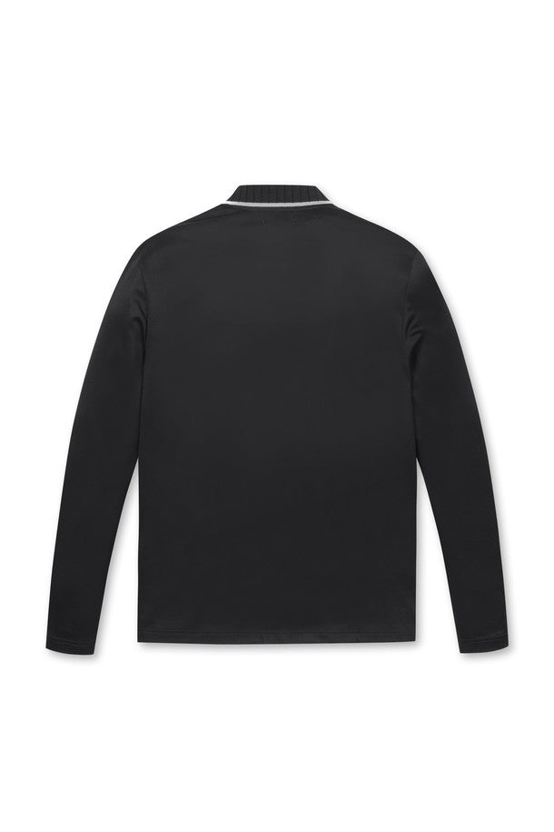 Áo Golf Nam WAAC Men Long Sleeve Knit Collar Polo