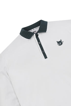 Áo Golf Nam WAAC Men Long Sleeve Knit Collar Polo