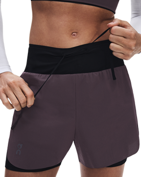 Quần Ngắn Thể Thao Chạy Bộ Nữ On Running Zero 2-In-1 Shorts