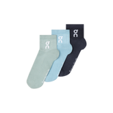 Vớ thể thao UNISEX On Running Logo Sock Mid 3P (3 đôi)