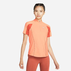 Áo Thể Thao Tay Ngắn Nữ Nike As W Nk Df Air Ss Hz Top