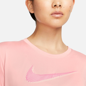 Áo Thể Thao Tay Ngắn Nữ Nike As W Nk Df Swoosh Hbr Ss Top