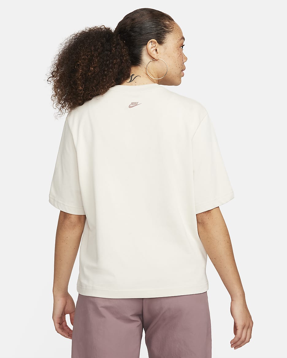 Áo Thể Thao Tay Ngắn Thời Trang Nữ Nike Heritage Boxy Tee