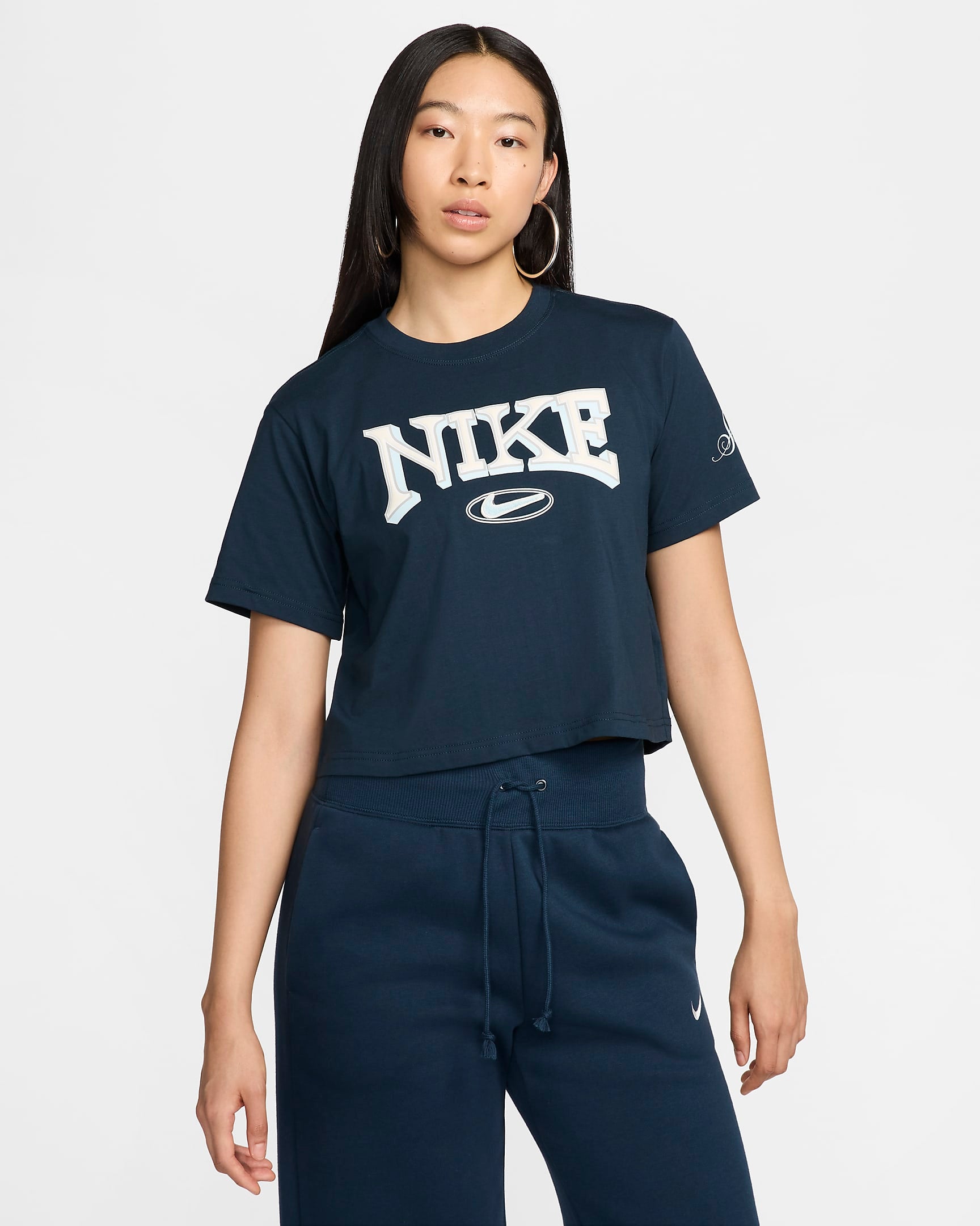 Áo Thể Thao Tay Ngắn Thời Trang Nữ Nike As W Nsw Ss Tee Oc Varzity