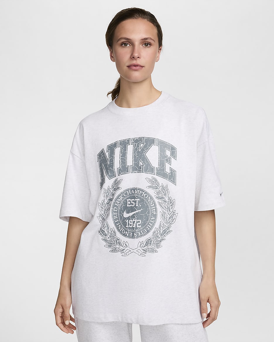 Áo Thể Thao Tay Ngắn Thời Trang Nữ Nike Essential Oversized T-Shirt