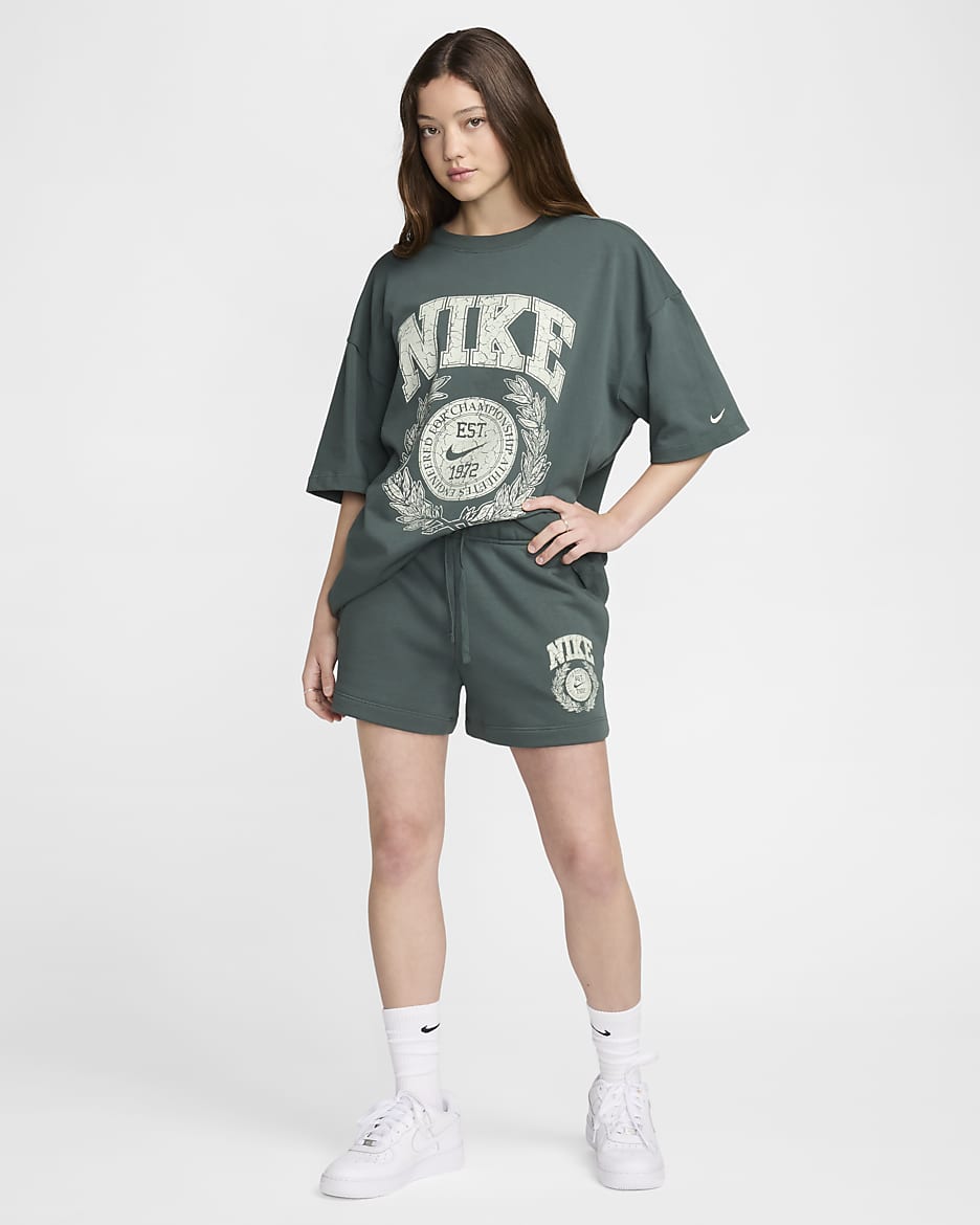 Áo Thể Thao Tay Ngắn Thời Trang Nữ Nike Essential Oversized T-Shirt