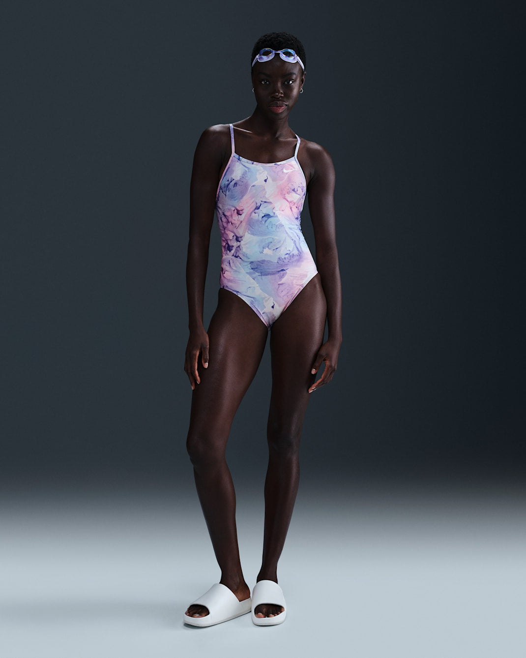 Đồ Bơi Thể Thao Một Mảnh Nữ Nike Swim Racerback One Piece (Phom Ôm Sát - không đệm ngực)