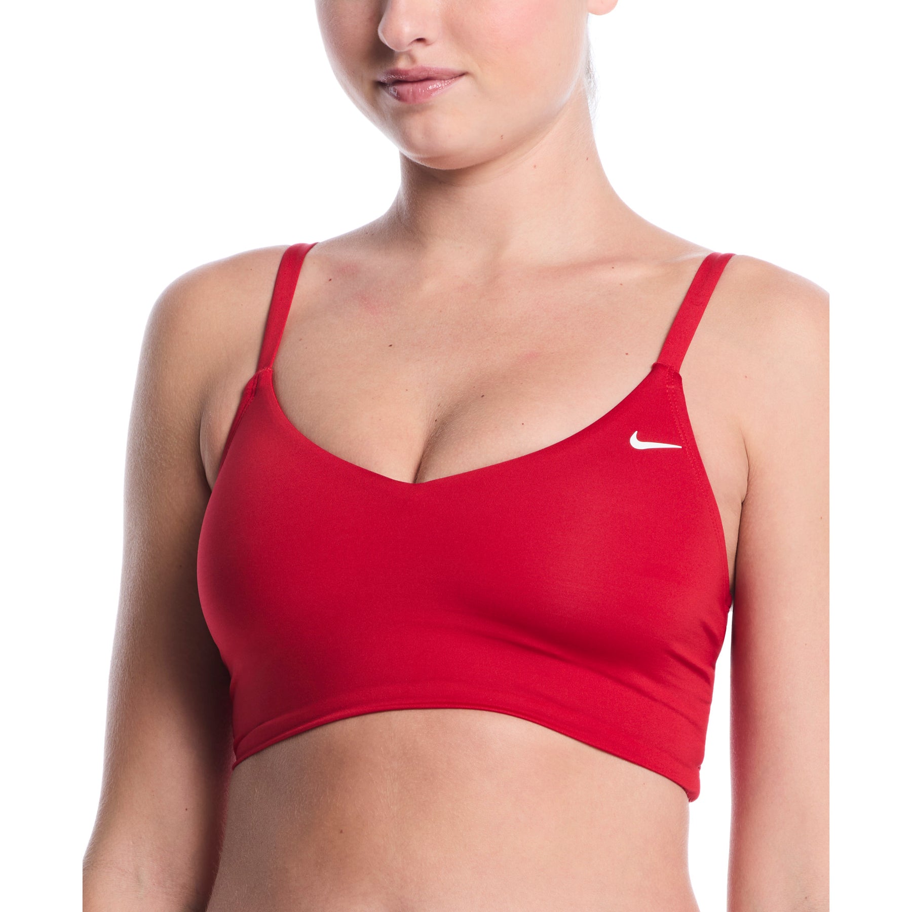 Áo Bơi Thể Thao Nữ Nike Swim V-Neck Midkini (Có Đệm Ngực)