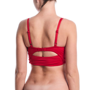 Áo Bơi Thể Thao Nữ Nike Swim V-Neck Midkini (Có Đệm Ngực)