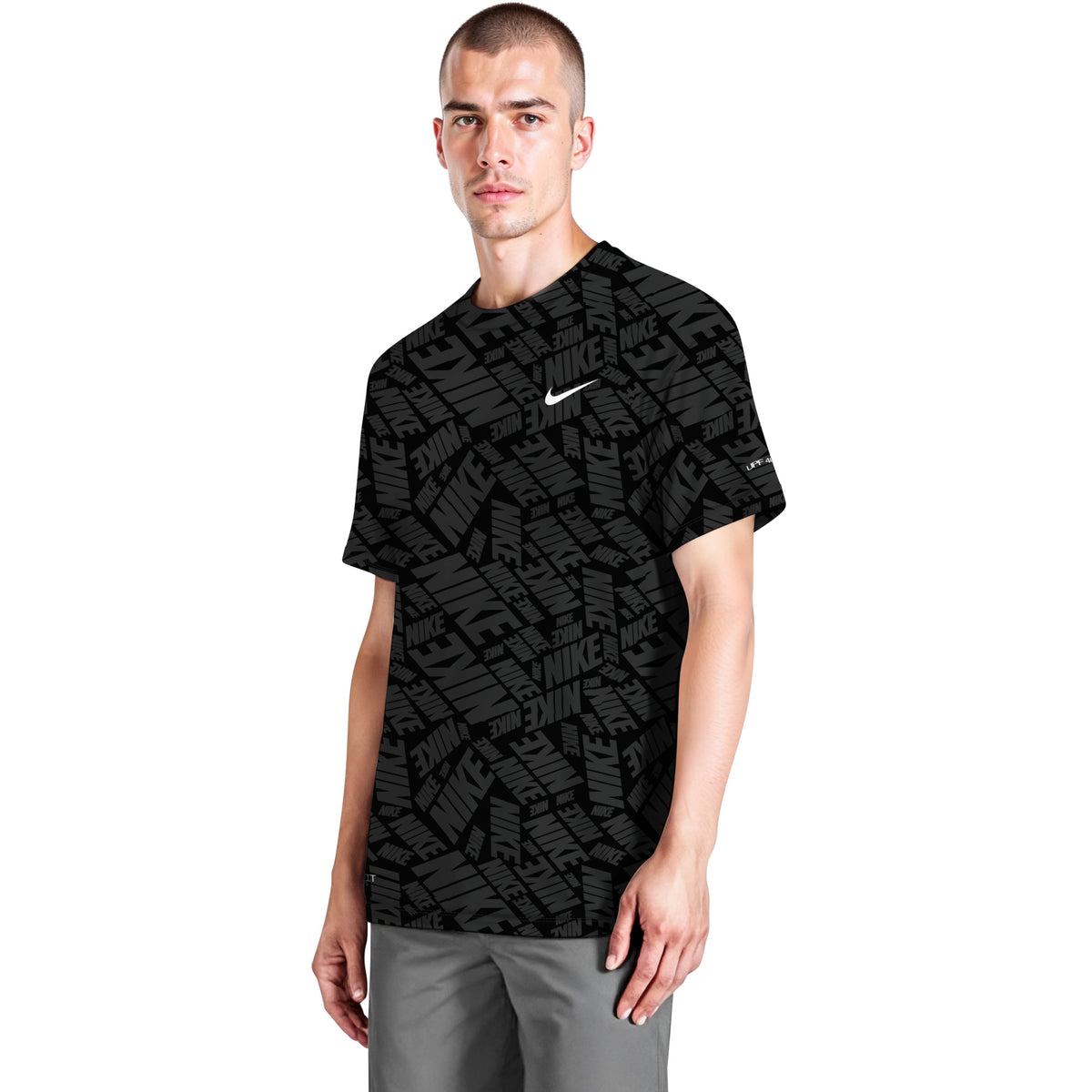 Áo Bơi Thể Thao Nam Nike Swim Nike Fall Embossed Hydro Short Sleeve Hydroguard