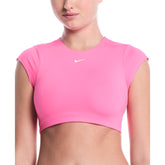 Áo Thể Thao Nữ Nike Swim Cropped Swim Top (Không mút – không đệm ngực)