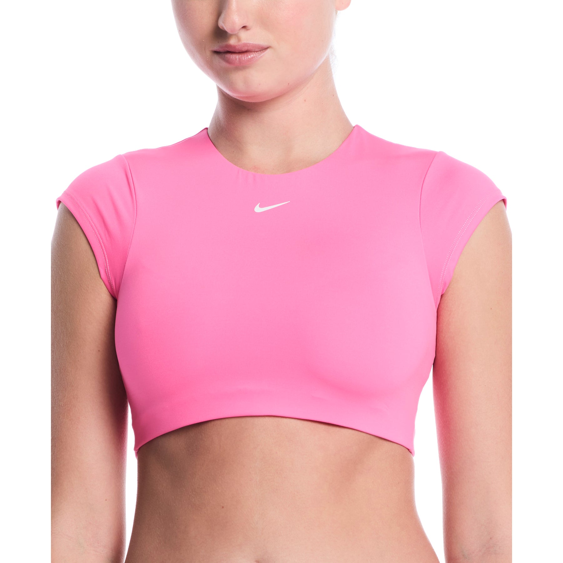 Áo Thể Thao Nữ Nike Swim Cropped Swim Top (Không mút – không đệm ngực)