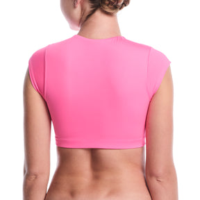 Áo Thể Thao Nữ Nike Swim Cropped Swim Top (Không mút – không đệm ngực)