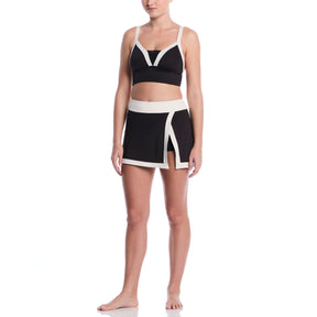 Áo Bơi Thể Thao Nữ Nike Swim Color Block Midkini (Có Đệm Ngực)