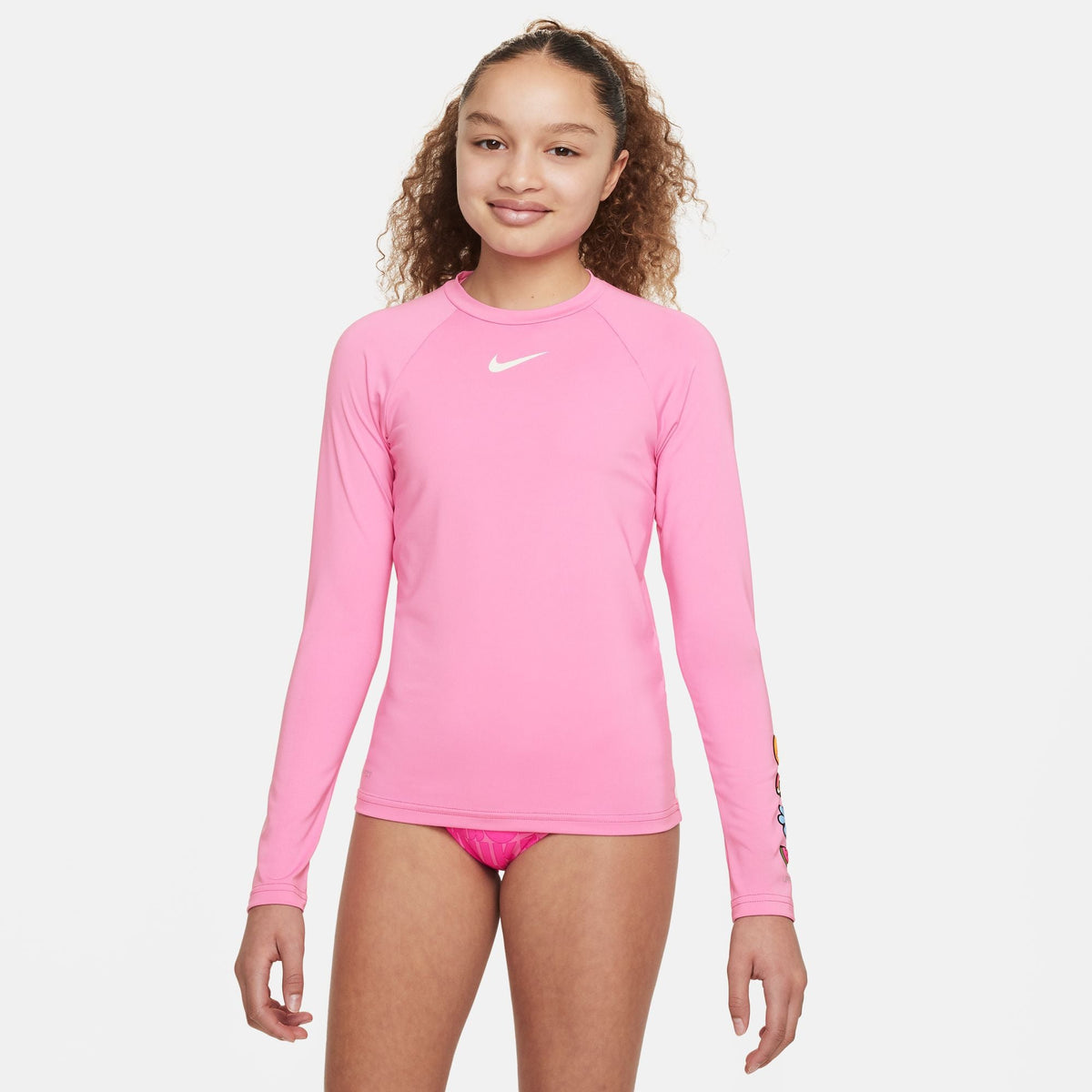 Áo Bơi Thể Thao bé gái Nike Swim LONG SLEEVE HYDROGUA