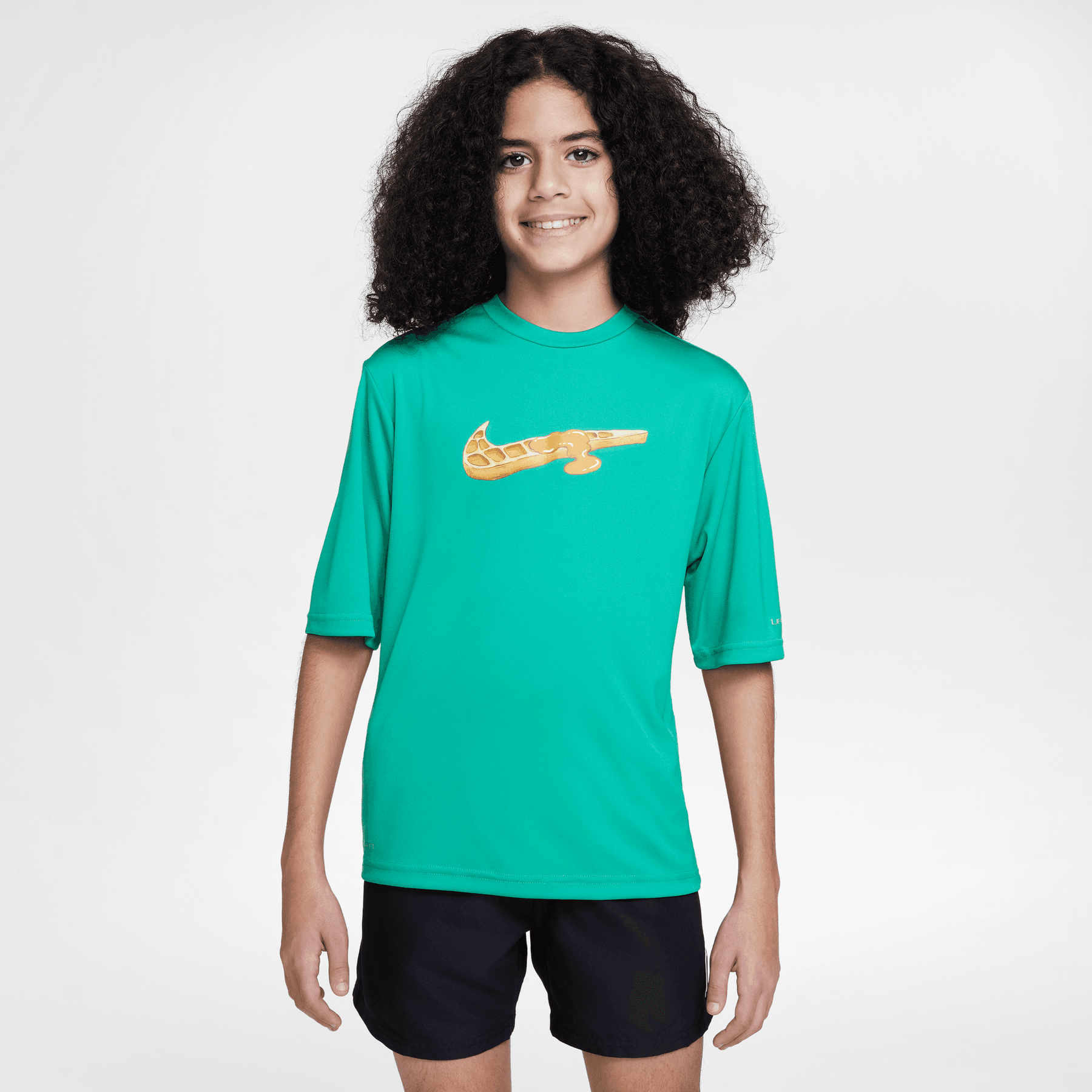 Áo Bơi Thể Thao Bé Trai Nike Swim Short Sleeve Hydroguard