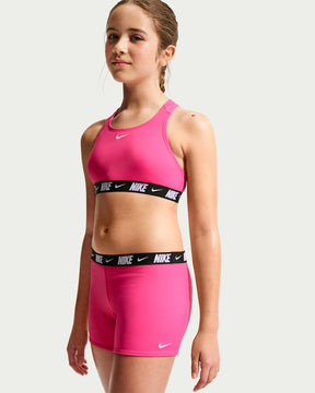 Đồ Bơi 2 Mảnh Thể Thao Trẻ Em Nike Swim Racerback Bikini & Short Set (Phom Ôm Sát - không đệm ngực)
