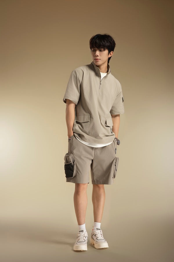 Áo Thể Thao Thời Trang Unisex Palladium High-Neck Utility Style T-Shirt