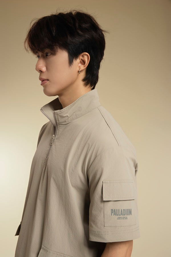 Áo Thể Thao Thời Trang Unisex Palladium High-Neck Utility Style T-Shirt