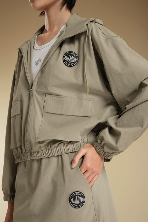 Áo Khoác Thể Thao Thời Trang Nữ Palladium Cropped Hooded Jacket