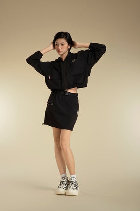 Áo Khoác Thể Thao Thời Trang Nữ Palladium Cropped Hooded Jacket