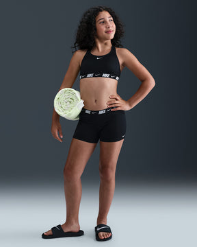 Đồ Bơi 2 Mảnh Thể Thao Trẻ Em Nike Swim Racerback Bikini & Short Set (Phom Ôm Sát - không đệm ngực)