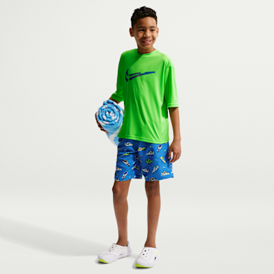 Áo Bơi Thể Thao Bé Trai NIKE SWIM NIKE HYDROGUARD SPRAY SWOOSH