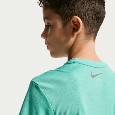 Áo  Bơi Thể Thao Bé Trai Nike Swim Hydroguard Short Sleeve Top