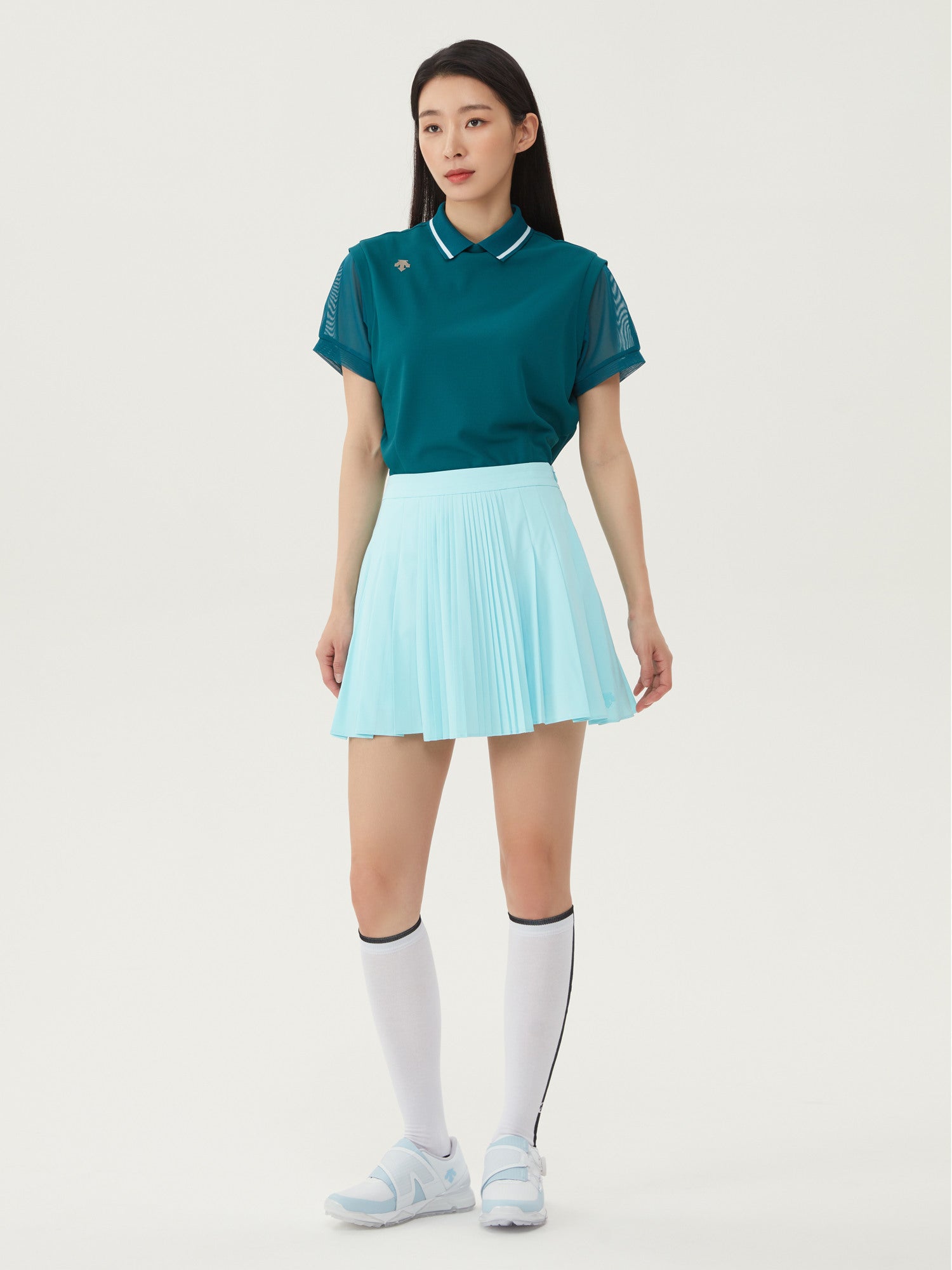 Váy Golf DESCENTE Nữ Mixed Pleats Skirt