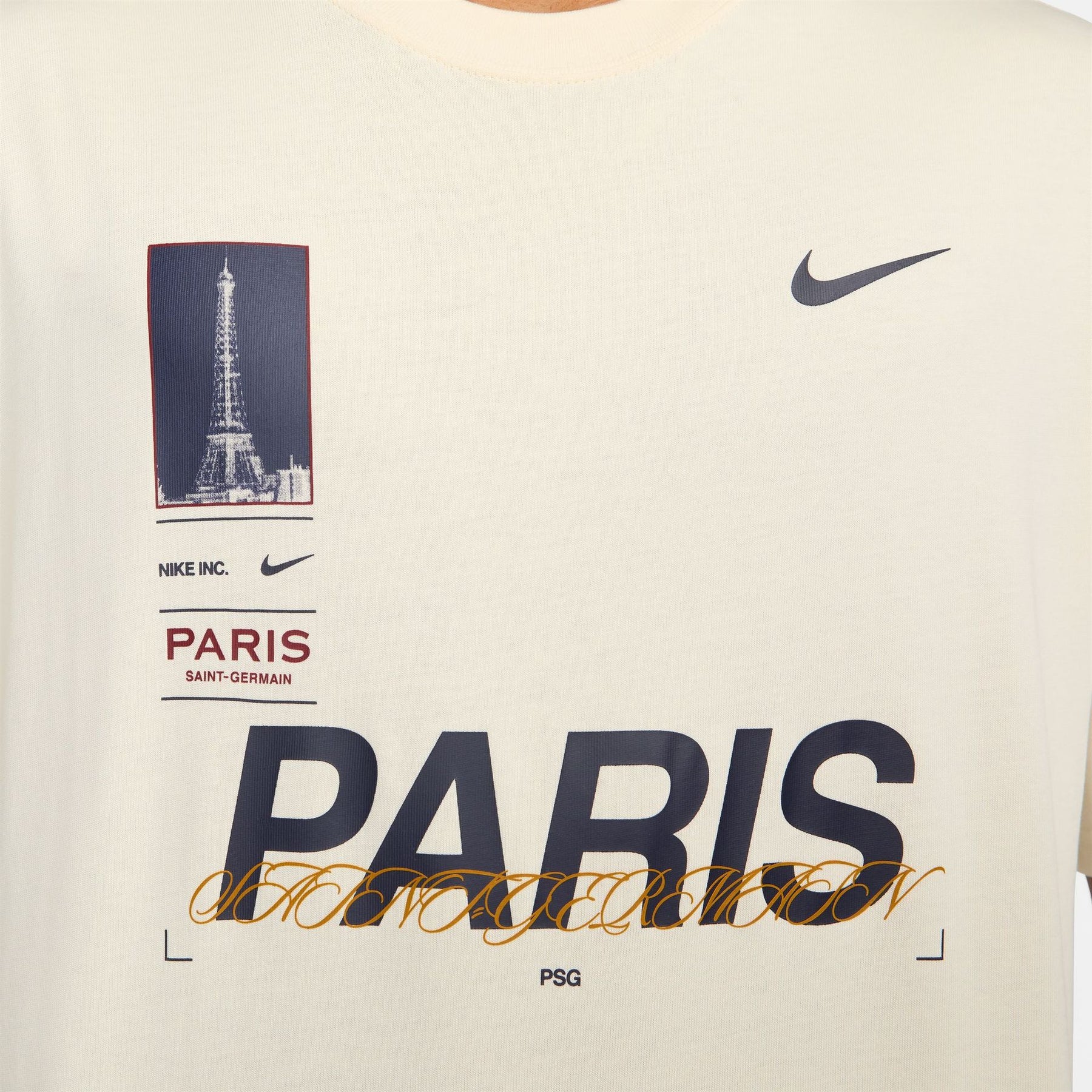 Áo tay ngắn thể thao Nam PSG M NK ORIG MAX90 TEE