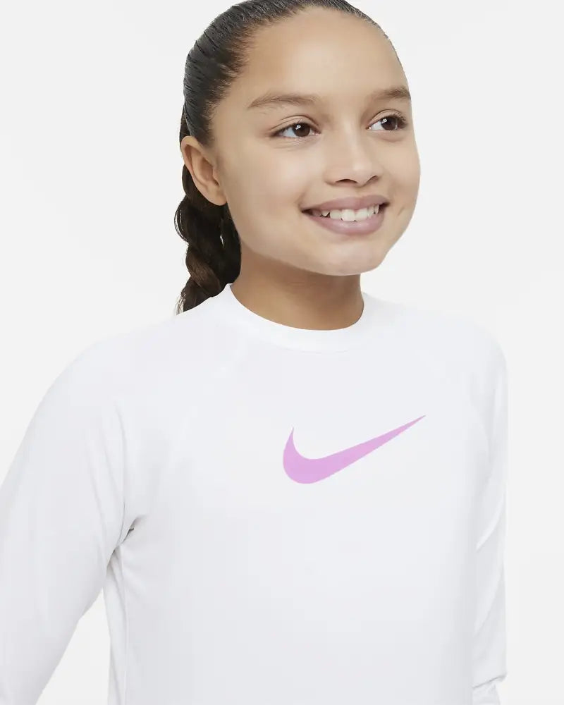 Áo Bi Bé Gái Nike Swim Long Sleeve Hydrogua