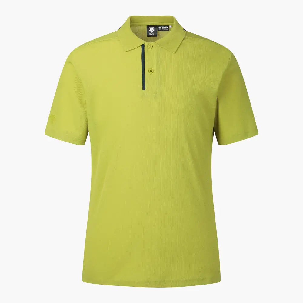 Áo Golf Descente Nam S-Pro Knit Collar T-Shirt Xanh Lá Cây / S Tay Ngn