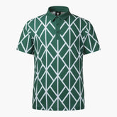 Áo Golf Descente Nam Spirit Front Patterned Short Sleeve T-Shirt Xanh Lá / S