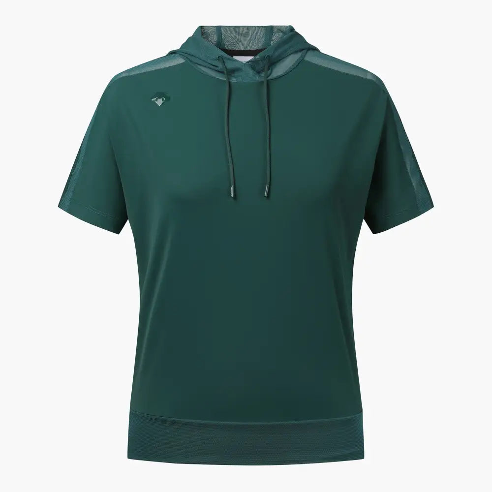 Áo Golf Descente N Short Sleeve Hoodie T-Shirt Xanh Lá / 3Xs
