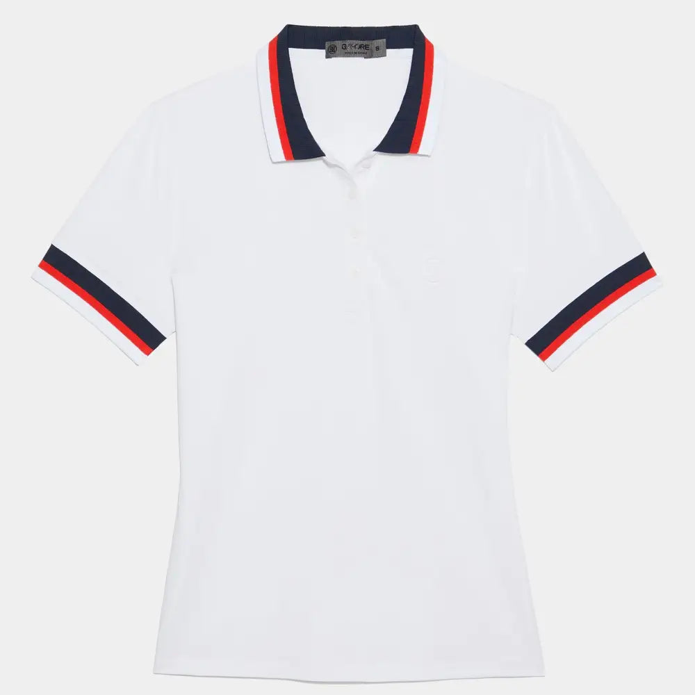 Áo Polo Tay Ngn Golf G/Fore N Pleated Collar & Cuff Trng / L