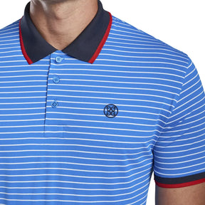 Áo Polo Tay Ngn Th Thao G/Fore Nam Perforated Wide Stripe Xanh Dng M / L Golf