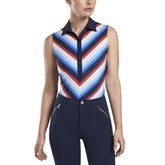 Áo Polo Tay Ngn Th Thao G/Fore N Chevron Stripe Sleevlss Golf