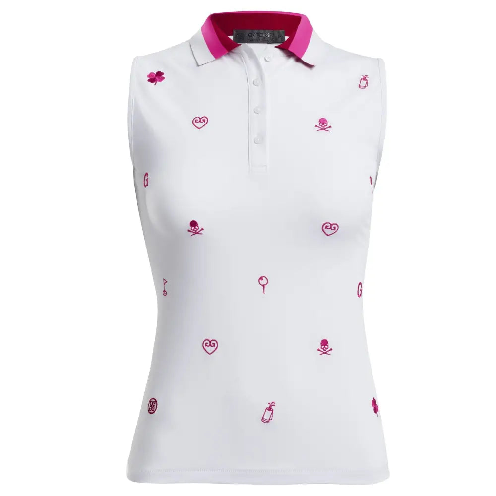 Áo Polo Tay Ngn Th Thao G/Fore N Embroidered Sleeveless Golf