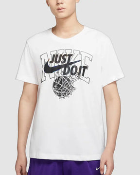 Áo Tay Ngn Nam Nike Dri-Fit Just Do It Basketball White T-Shirt Trng / 2Xl Th Thao