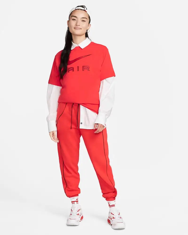 Áo Tay Ngn N Nike Air Short Sleeve T-Shirt Light Crimson / L Th Thao